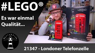 Wirklich so schlecht oder akzeptabel? - LEGO® ideas 21347 - Rote Londoner Telefonzelle #lego