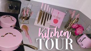 Girly Pink Glam Kitchen Tour | Updated 2023 