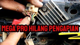 mega pro hilang pengapian|| sudah ganti cdi tetep gakda api nya.