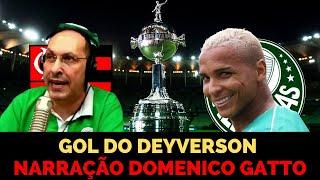 [PALMEIRAS CAMPEÃO] GOL DO DEYVERSON NA LIBERTADORES 2021 NARRADO POR DOMENICO GATTO DA ENERGIA 97!