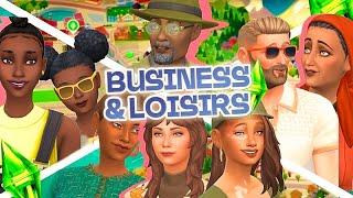 J'ai JOUÉ avec TOUS les foyers du NOUVEAU pack "Business et Loisirs" des Sims 4  l accès anticipé