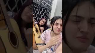 Fatima Faisal and Iqra Kanwal singing song  #sistrology #shorts