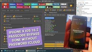 IPHONE X IOS 16.2 PASSCODE FULL BYPASS DONE WITHOUT ICLOUD  BY UNLOCK TOOL #IPHONEBYPASS #PASSCODE