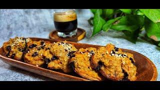 Make a diet cookie with only three ingredients, rolled oats, carrots, milk, without white sugar