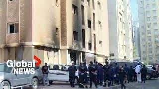 Kuwait building fire: At least 49 foreign workers dead