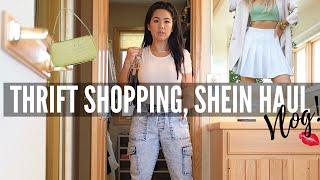 Thrifting, SHEIN Haul, Stepped on a Rattle⁉️| VLOG