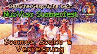 NuoViso Sommerfest 2024 - BesucherGespräche mit Basti