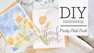 Pretty Pink Posh March Release | DIY Thank You Cards