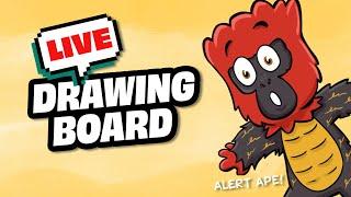 Drawing Board LIVE! | Watch Me Draw Comics Live