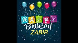 Zabir Name Happy Birthday to you Video Song Shorts Happy Birthday Song With Names