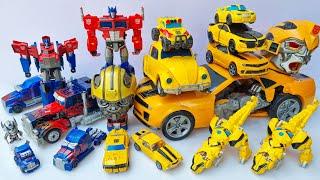 Transformers BUMBLEBEE & OPTIMUSPRIME Rise of the BEASTS: TRUCK, BUS, HELICOPTER, CRANE, SUPERHERO