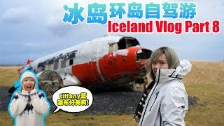 冰岛Vlog Part 8 | 空无一人的新飞机残骸！还有Tiffany蓝瀑布！| 冰岛环岛自驾游 #iceland #visiticeland