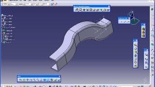 Userwish 1 - Catia v5 Training - Rip - Combine - Solid combine - Thick pad