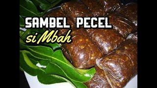 Sambel Pecel si Mbah.... Legendaris sepanjang masa