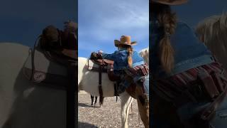 never pictured: how humbling it is taking OFF step-ins #spring #horses #montana