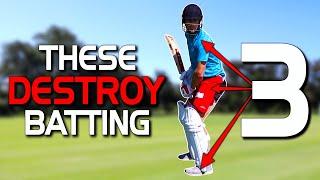 3 Things that KILL your BATTING (EASY TO FIX)