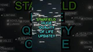 Starfield HUGE Quality Of Life UPDATE