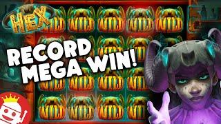 HEX SLOT  RECORD WIN!  INCREDIBLE! AMAZING! WOW!