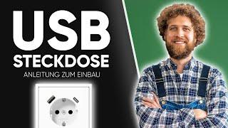 USB Steckdose einbauen & anschließen (Montage Anleitung)