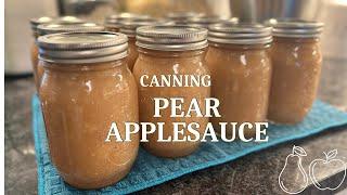 Canning Pear Apple sauce /Water Bath Canning/ Presto digital canner