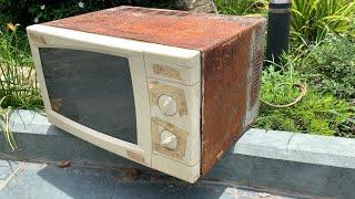 Restoration of The Old Super Rusted Microwave - Restore Rusty Old Electrolux Electric Oven