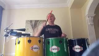 Steve Palmer - 05.08.20 agogo bells, surdo drums & bass drum