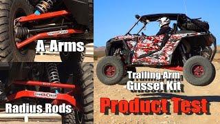 RZR XP Turbo Chromoly A-Arms, Radius Rods, and Trailing Arms Upgrade Test