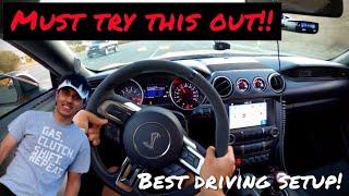 YOU MUST TRY THIS IN YOUR GT350!! *BEST DRIVING SETUP*