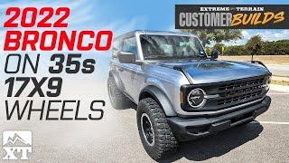 2022 Ford Bronco with DV8 Offroad Wheels & 35" Tires | ExtremeTerrain Customer Builds