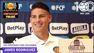 James Rodriguez y sus 100 partidos con la Selección Colombia