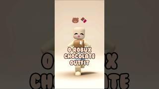 0 ROBUX CHOCOLATE OUTFIT  #roblox #lanahyt #freeitem