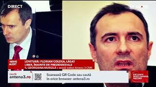 Florian Coldea și ceilalți generali acuzați de trafic de influență scapă de controlul judiciar