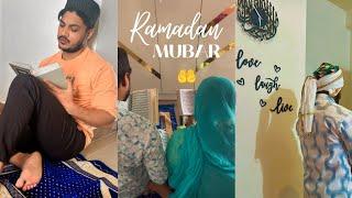 Ramazan Mubarak Paheli saheri | paheli iftari | shadi k bad pahla ramazanvlog #vlog#ramazan