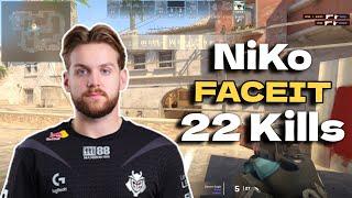 NiKo 22 Kills  (Mirage) FACEIT Ranked June 09, 2024 | CS2 POV