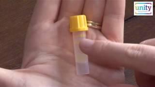 How to take a blood sample using the Unity Postal kit