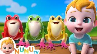 Five Little Speckled Frogs | Nursery Rhymes & Kids Songs | NuNu Tv