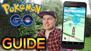 POKEMON GO GUIDE TUTORIAL - Basic Anfänger Gameplay German Deutsch Pokestops Arena Items Apk