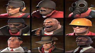 All TF2 Characters say gaming in order