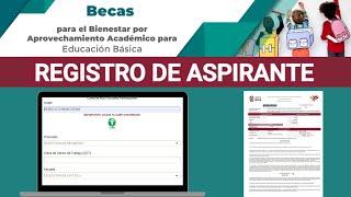 Cómo Registrarme a la BECA para el BIENESTAR por Aprovechamiento Académico 2024-2025 🟢  paso a paso