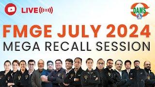 Mega Recall session | FMGE July 2024