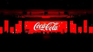 Coca-Cola Conference - Minimalist & Immersive 360 Stage Visuals Projection Mapping Idents by MELT