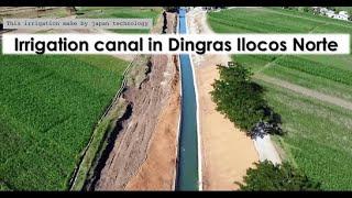 Irigasyon kanal sa Dingras, Ilocos Norte