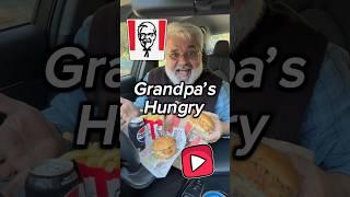 Great Value 2 Burger meal #grandpa #funny #kfc #fastfood