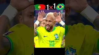 Portugal vs Brazil 3-3 | Ronaldo vs Neymar •World cup Imajinary 2026 #shorts