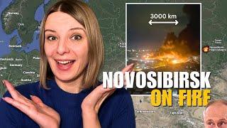 NOVOSIBIRSK MILITARY DEPOT ON FIRE - RUSSIAN ARMY ESCAPES FROM SYRIA Vlog 892: War in Ukraine