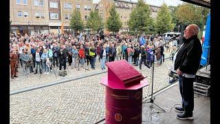 Kundgebung 16.09.204 mit Peter Hahne und weiteren Rednern - Cottbus, Oberkirchplatz