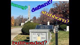 Mr  Accordion.   The story of Roy Bertelli's tomb in Oak Ridge cemetery