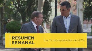 Resumen de la semana del 08 al 15 de septiembre