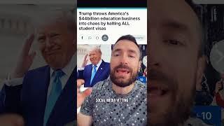 Trump stops all F1 student visas!!! #studentvisa #immigration