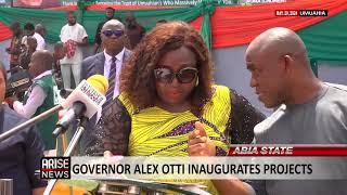 GOVERNOR ALEX OTTI INAUGURATES PROJECTS